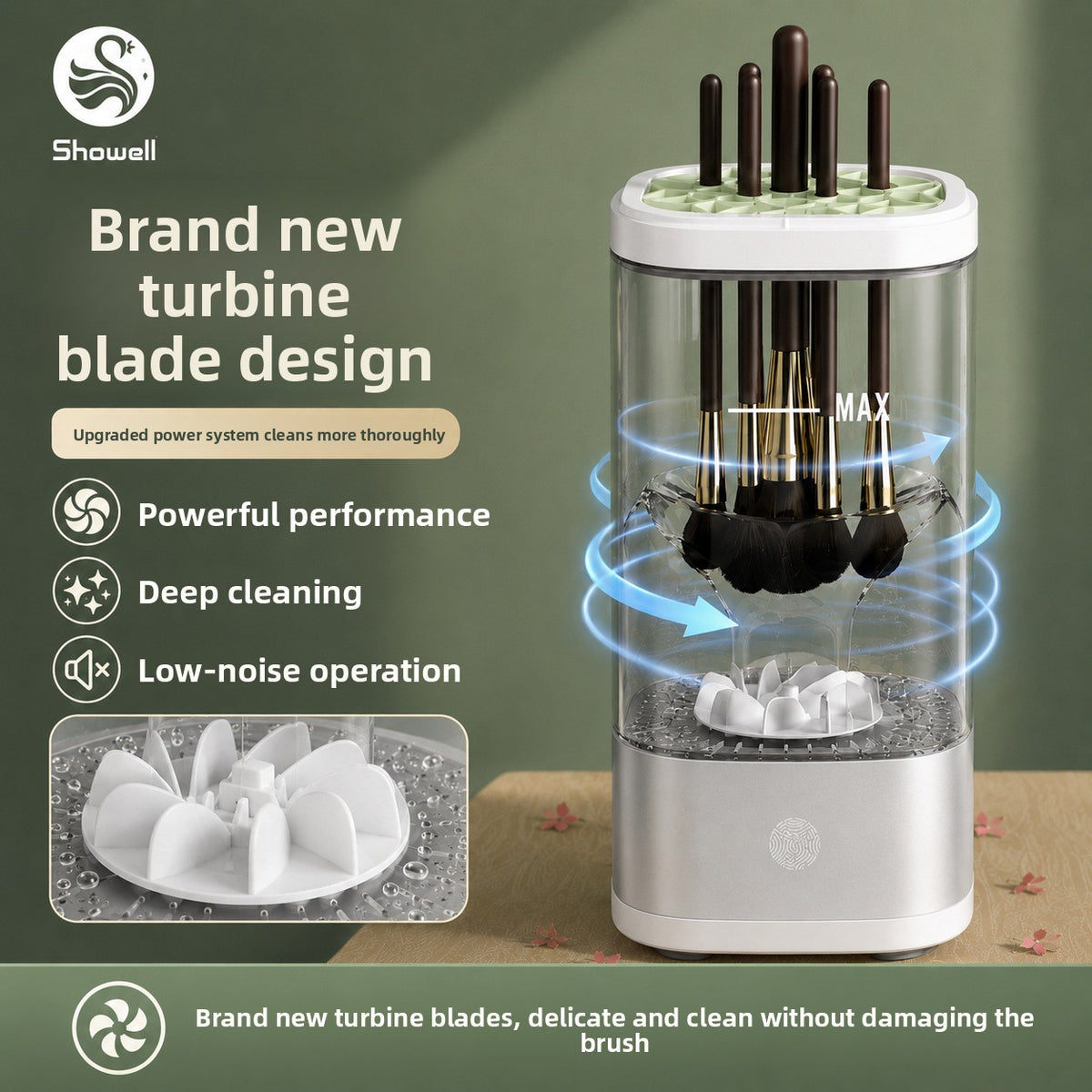 USB Rechargeable Makeup Brush Cleaner