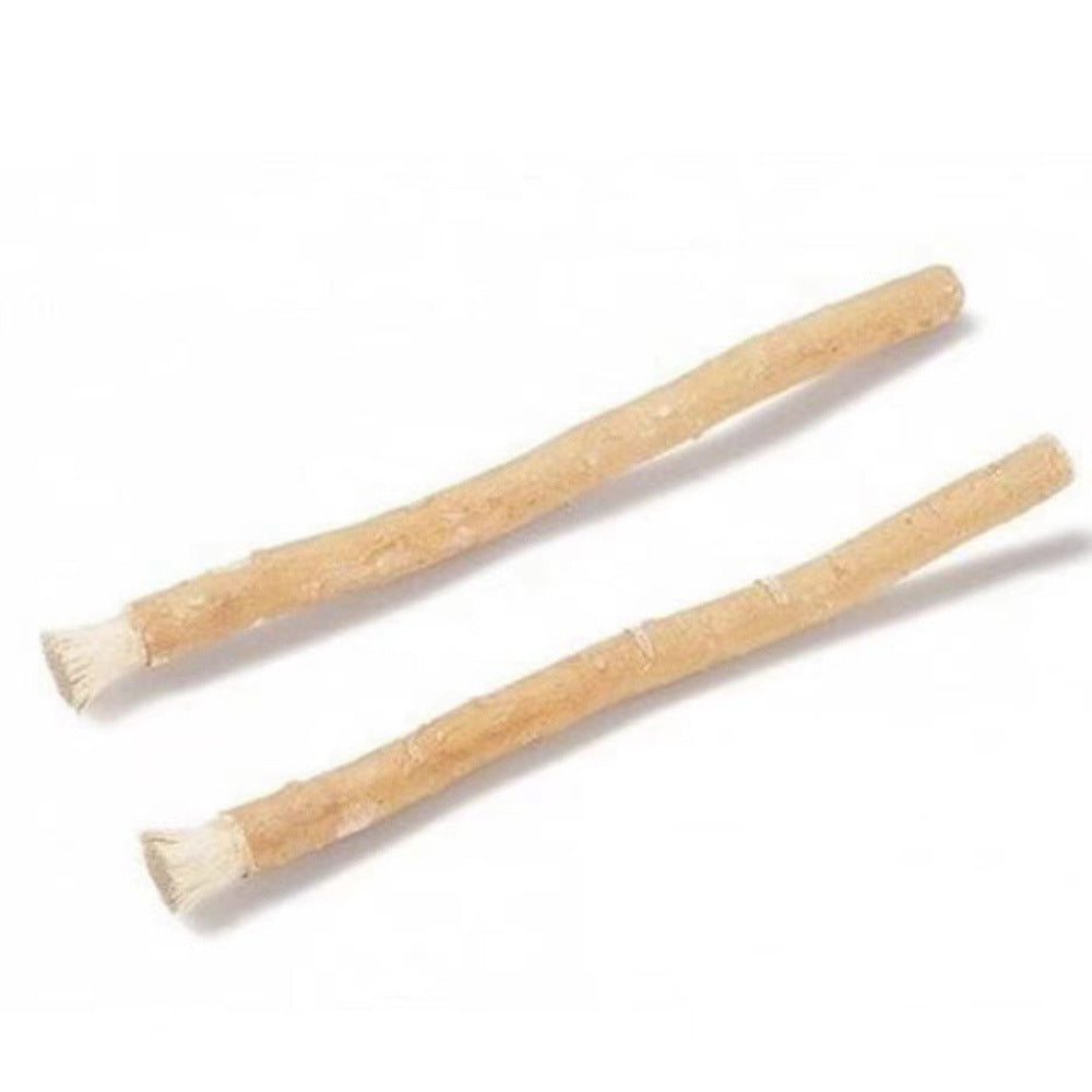 Teeth-cleaning toothbrush sticks